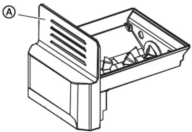 MIDEA MRS26D5AST - Para extraer el depósito de hielo: - 1