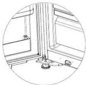 MIDEA MRS26D5AST - Assemblage de la porte du congélateur - 3
