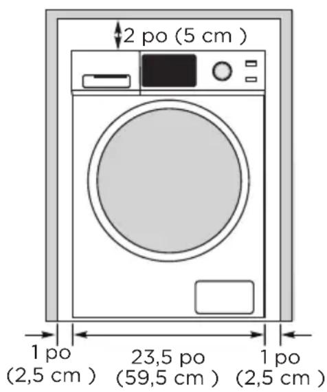 MIDEA MLC31N5AWW - Installation dans un compartment ou une armoire - 2