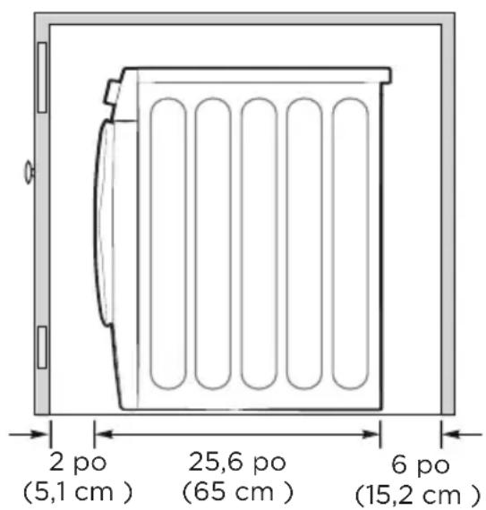 MIDEA MLC31N5AWW - Installation dans un compartment ou une armoire - 3