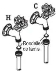 H C Rondelles de tamis
