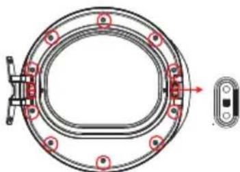 MIDEA MLE52N4AWW - DOOR REVERSAL PROCEDURE - 3