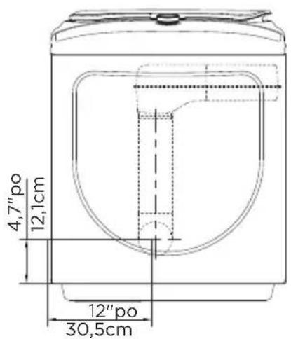 MIDEA MLE52N4AWW - Dimensions pour l'installation - 4