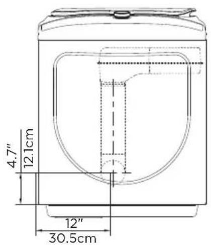 MIDEA MLE52N4AWW - Dimensions for installation - 4