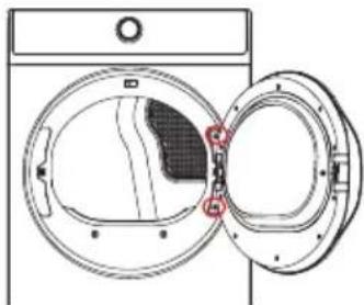 MIDEA MLE52N4AWW - DOOR REVERSAL PROCEDURE - 1