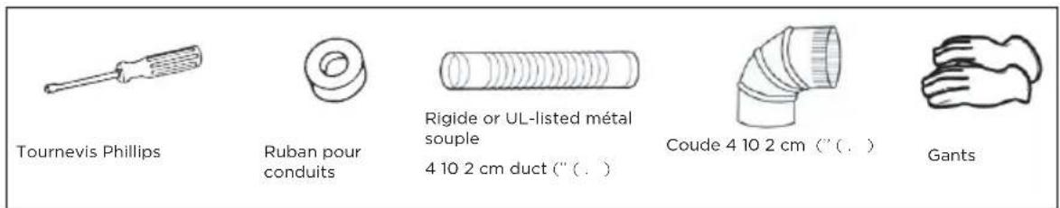 MIDEA MLE52N4AWW - Outils et matérieliaux dont vous aurez besoin - 1
