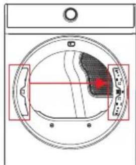 MIDEA MLE52N4AWW - PROCEDURE D'INVERSION DE PORTE - 2