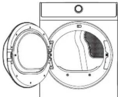 MIDEA MLE52N4AWW - DOOR REVERSAL PROCEDURE - 7