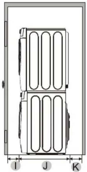 MIDEA MLE52N4AWW - STACKED INSTALLATION - 3
