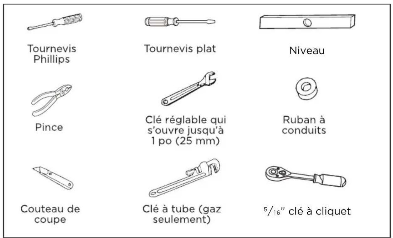 MIDEA MLE52N4AWW - OUTILS NÉCESSAIRES - 1