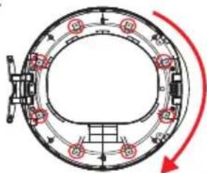 MIDEA MLE52N4AWW - DOOR REVERSAL PROCEDURE - 4