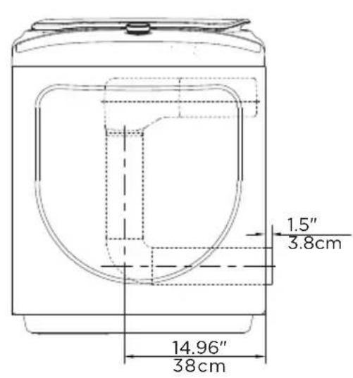 MIDEA MLE52N4AWW - Dimensions for installation - 2