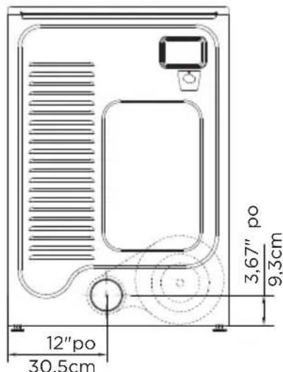 MIDEA MLE52N4AWW - Dimensions pour l'installation - 1