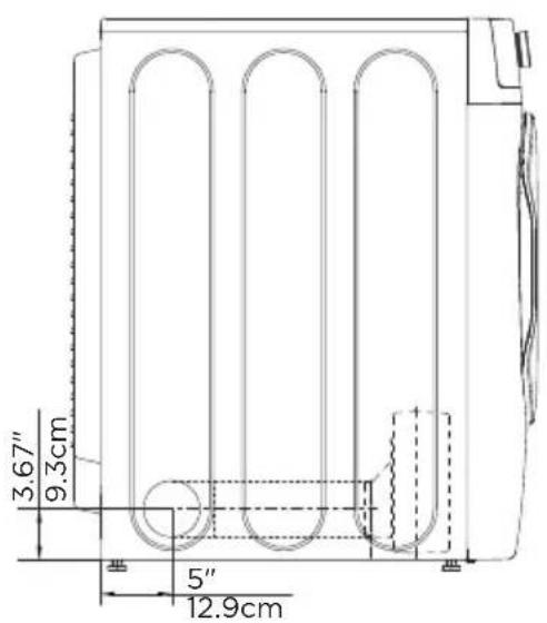 MIDEA MLE52N4AWW - Dimensions for installation - 3