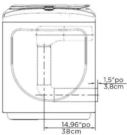 MIDEA MLE52N4AWW - Dimensions pour l'installation - 2