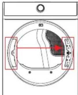 MIDEA MLE52N4AWW - DOOR REVERSAL PROCEDURE - 2