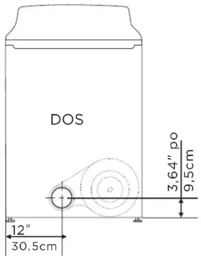 MIDEA MLE45N1BWWC - Dimensions pour l'installation - 1