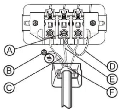 MIDEA MLE45N1BWWC - Connexions du système à 4 fils - 1