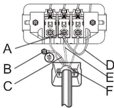 MIDEA MLE45N1BWWC - 4-Wire system connections - 1