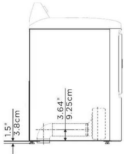 MIDEA MLE45N1BWWC - Dimensions for installation - 5