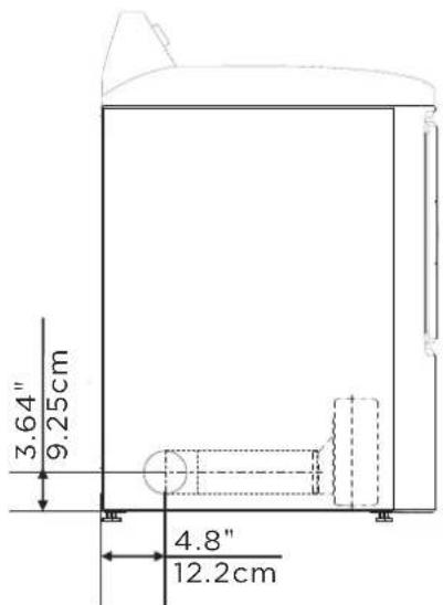 MIDEA MLE45N1BWWC - Dimensions for installation - 3