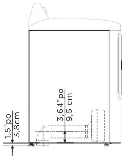 MIDEA MLE45N1BWWC - Dimensions pour l'installation - 5