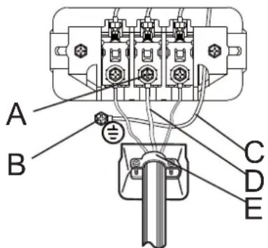MIDEA MLE45N1BWWC - 3-Wire system connections - 1
