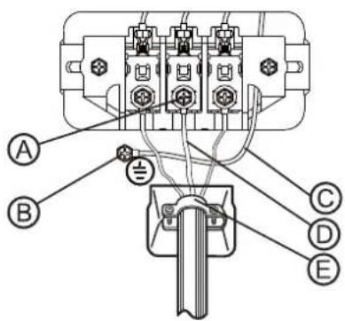 MIDEA MLE45N1BWWC - Connexions du système à 3 fils - 1