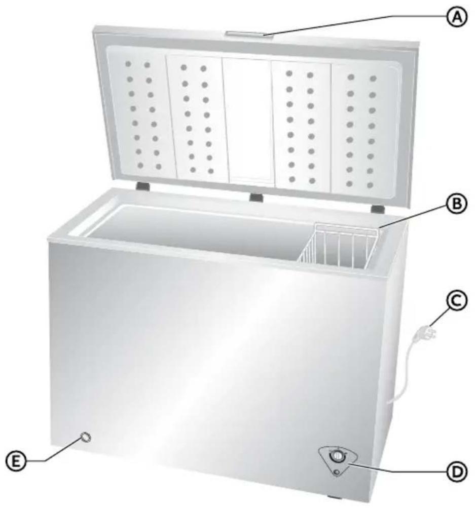 MIDEA MRC09M4AWWC - PARTS AND FEATURES - 1