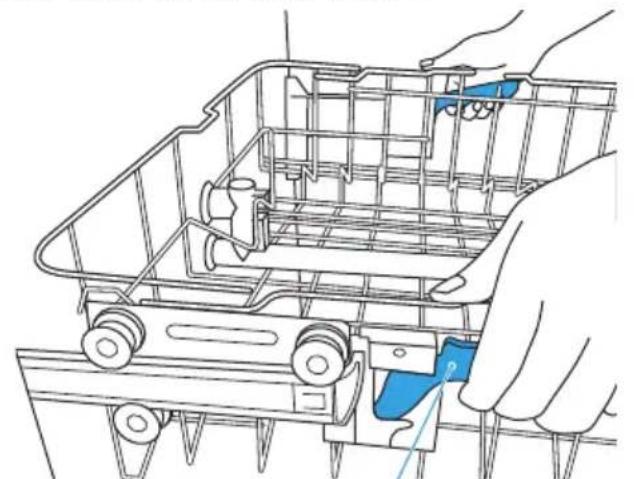 MIDEA MDT24H3ASTC - Pour abaisser le panier supérieur : - 1