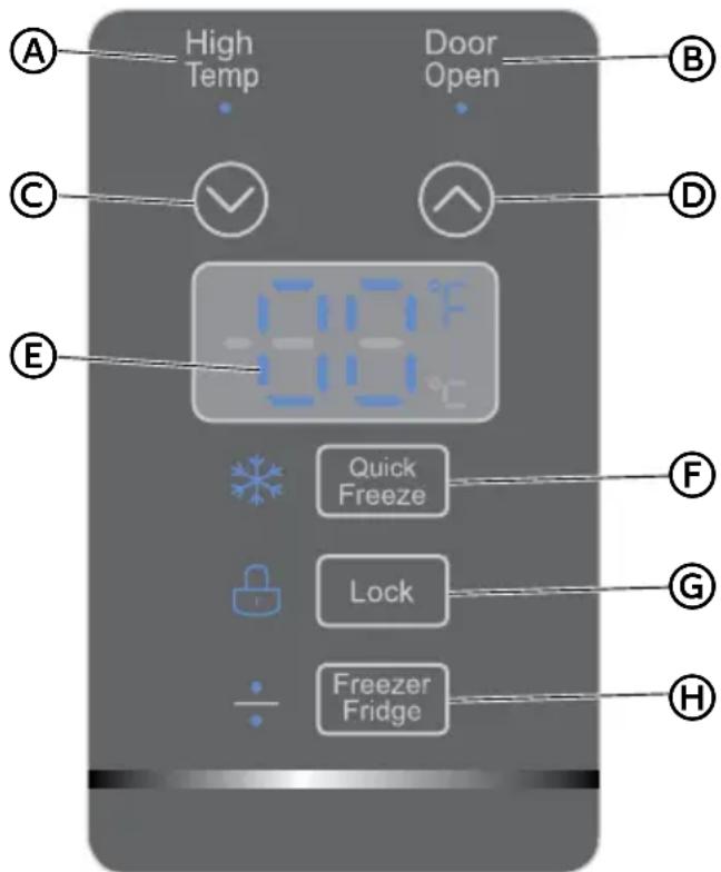 MIDEA MRU17F6AWW - COMMANDES - 1