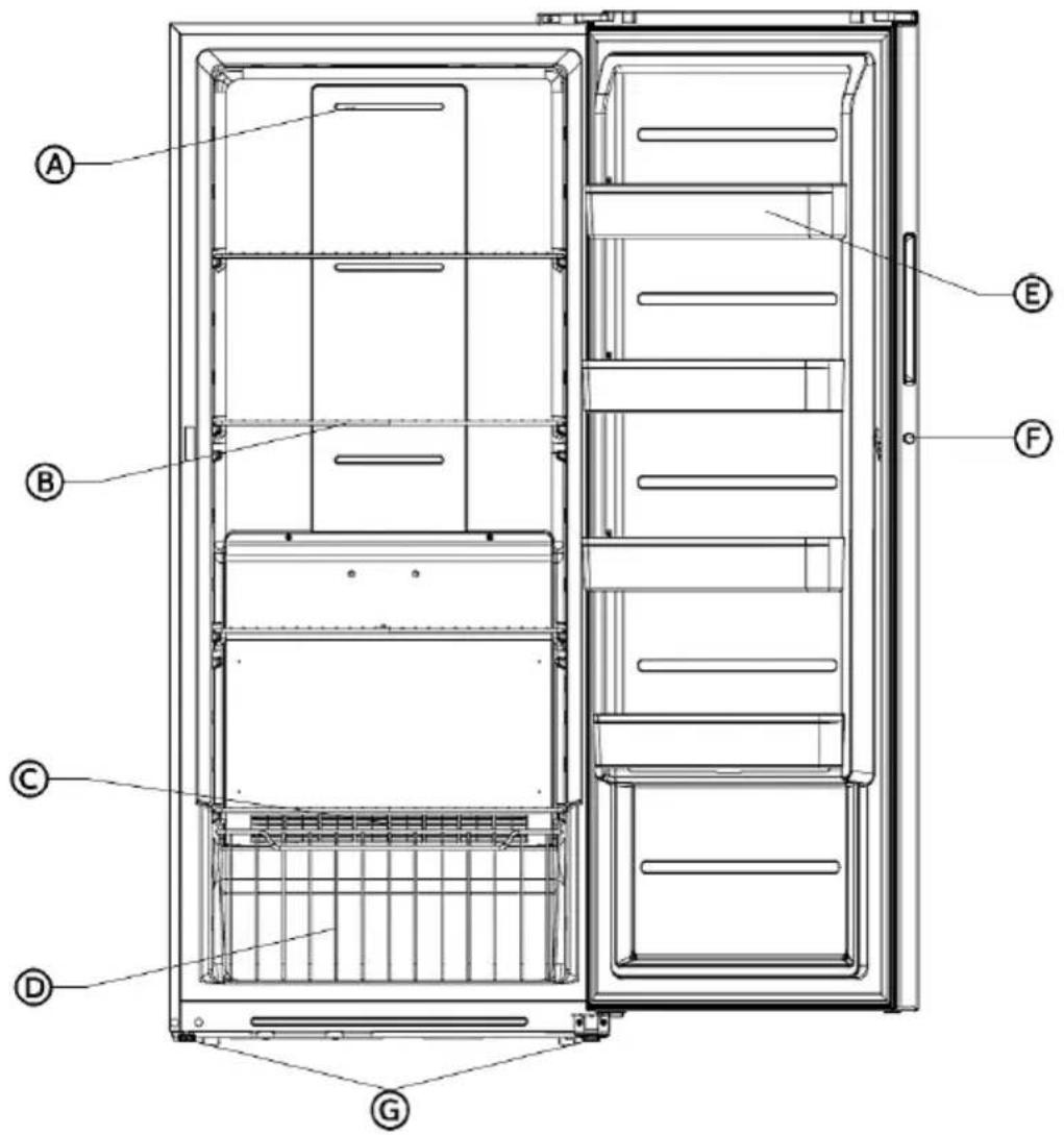 MIDEA MRU21F2AWW - PARTS AND FEATURES - 1