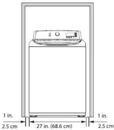 MIDEA MLV41N1AWWC - Installing in an alcove or closet - 1