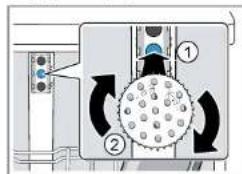 BOSCH SMV6ZCX19E - Montering af bagepladesprojtehoved - 1