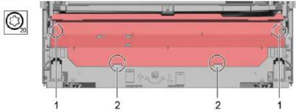 BOSCH SMV6ZCX19E - Уклањање плоче постоља - 1