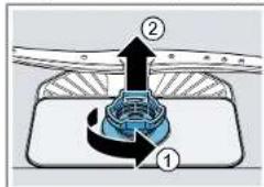 BOSCH SMV6ZBX01D - Filtri eemaldamine - 1