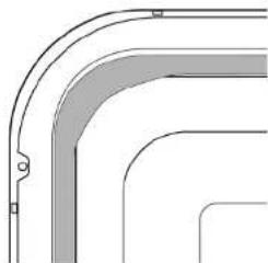 BOSCH SMV6ZBX01D - Installing door seal - 5