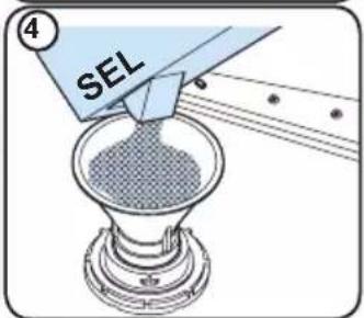 Frilec STUTTGART4510 - Remplissage du compartment de sel (SI DISPONIBLE) - 4