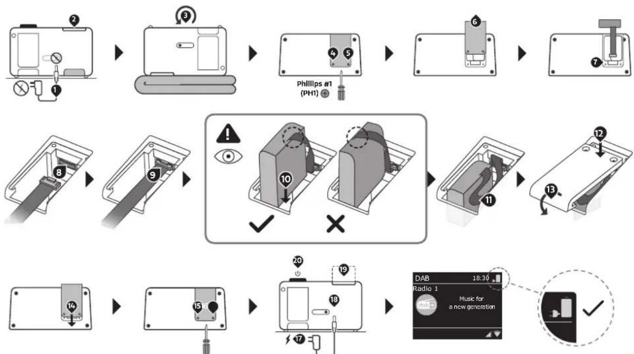 PURE Evoke Home - Inserting a ChargePAR - 1