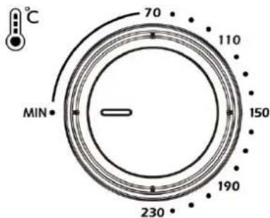 CASO TO 20 SilverStyle - Temperatureknob and control lamp - 1
