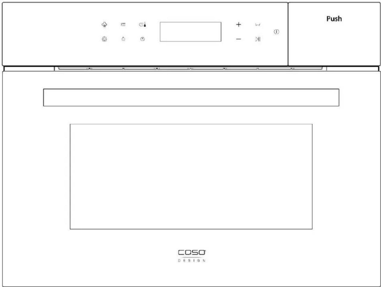 CASO SteamMaster E 56 - Inbouw-stoombakoven SteamMaster E 56 - 1