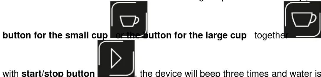 CASO PerfectCup 1000 Pro - Set the desired amount of water for small and large cups - 1