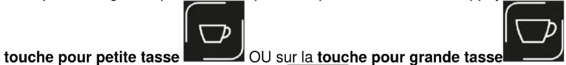 CASO PerfectCup 1000 Pro - Définir la quantité d'eau souhaïée pour une petite et une grande tasse - 1