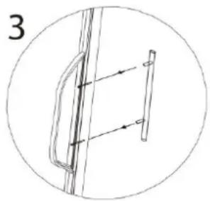 CASO WineChef Pro 1262D - Handvat bevestigen - 3
