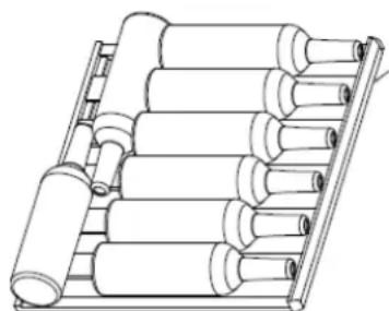 CASO WineChef Pro 1262D - Houten bewaarplateaus - 1