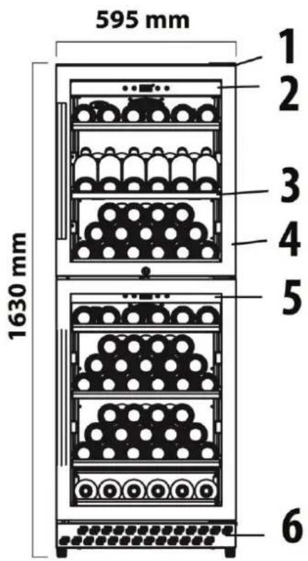 CASO WineChef Pro 1262D - Please note - 1