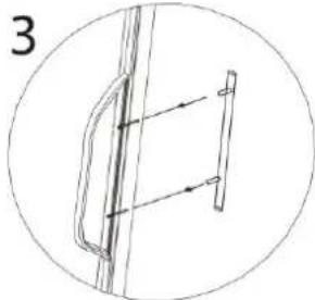 CASO WineChef Pro 1262D - The handle installing - 3