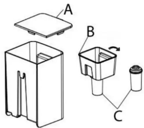 CASO HW 600 - Austausch des Wasserfilters - 1