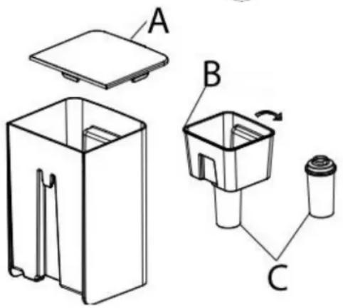 CASO HW 600 - Remplacement du filtre - 1
