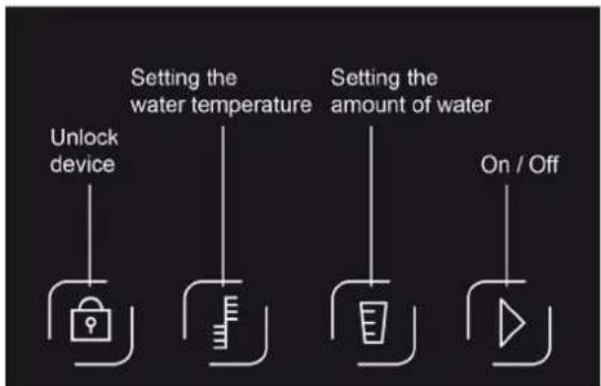 CASO HW 1000 - Control panel - 1